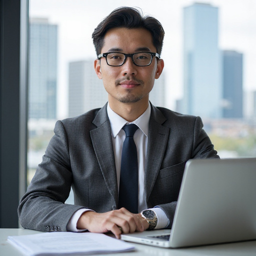 Portrait of Michael Chen, Cybersecurity Legal Expert